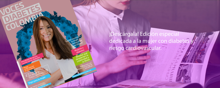 Tercera edición: Revista Voces Diabetes Colombia dedicada a la salud de la mujer